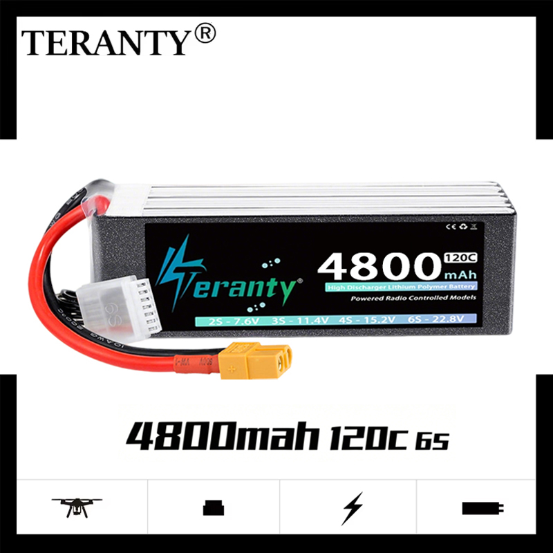 Drone Battery 6S - TERANTY 6S 4800mAh Bateria Lipo 22.8V