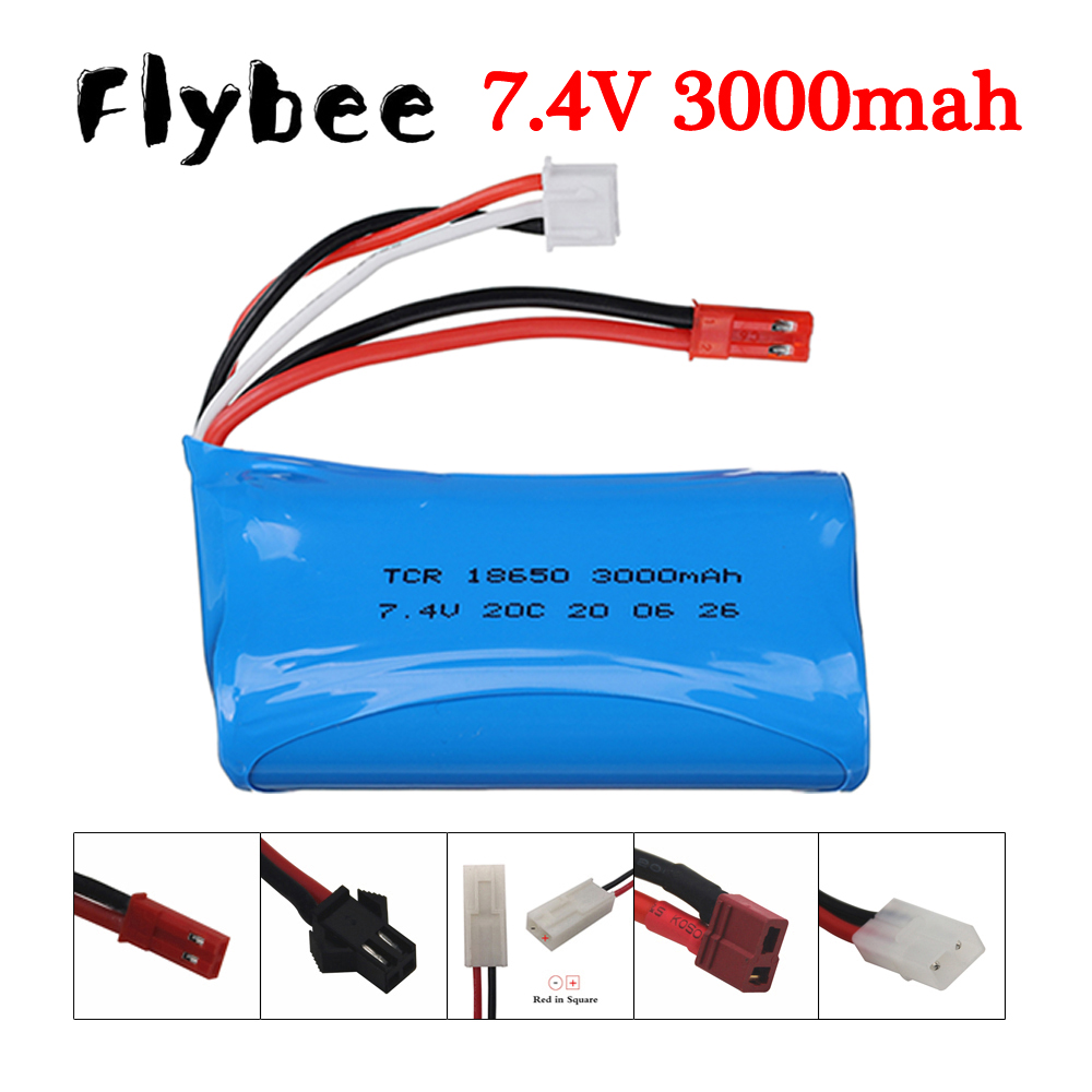 Drone Battery Li-Ion - 7.4 V 3000 mAh 18650 akumulator