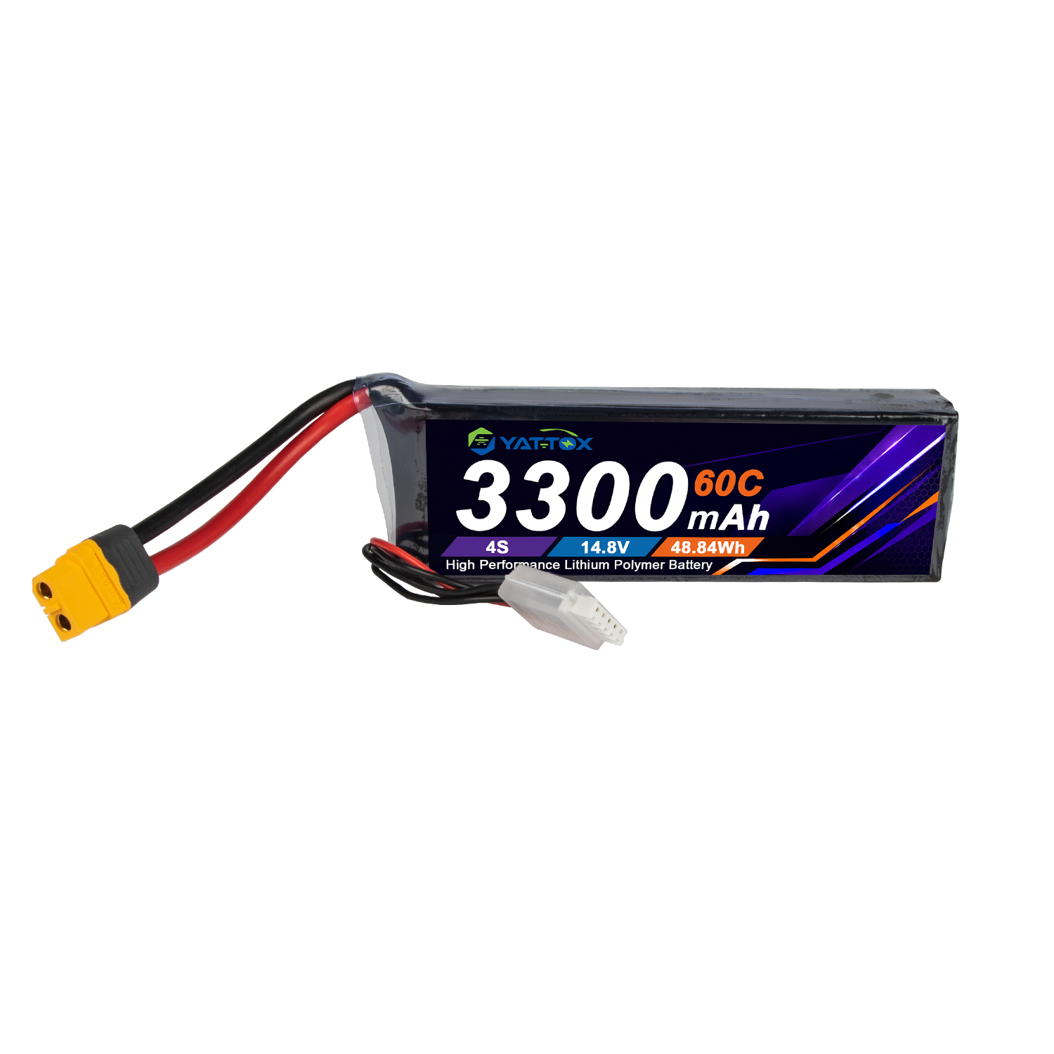 Drone Battery 4S - Akumulator LiPo Yattox 4S 3300mAh 60C