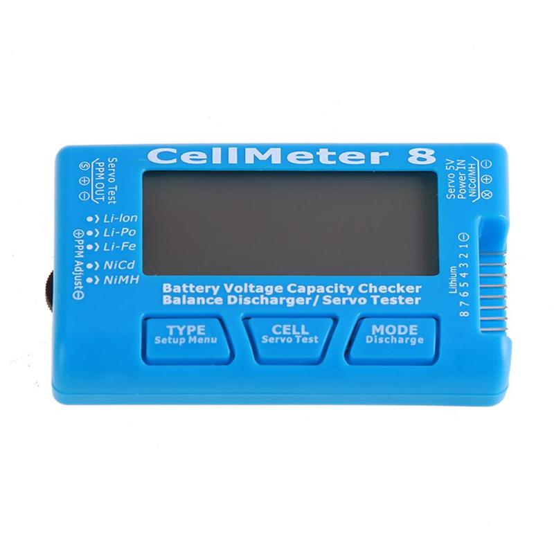 Drone Battery Voltage Checker - Cellmeter 8 Cyfrowy Tester Baterii 2S-8S