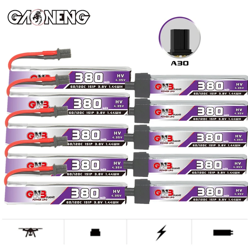 GNB 1S 3.8V 380mAh 60C Lipo Ba – Drone Battery Plate recenzja i cena