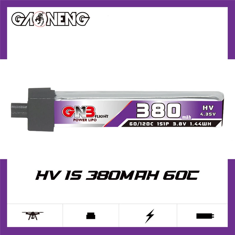 GNB 1S 3.8V 380mAh 60C Lipo Ba – Drone Battery Plate recenzja i cena