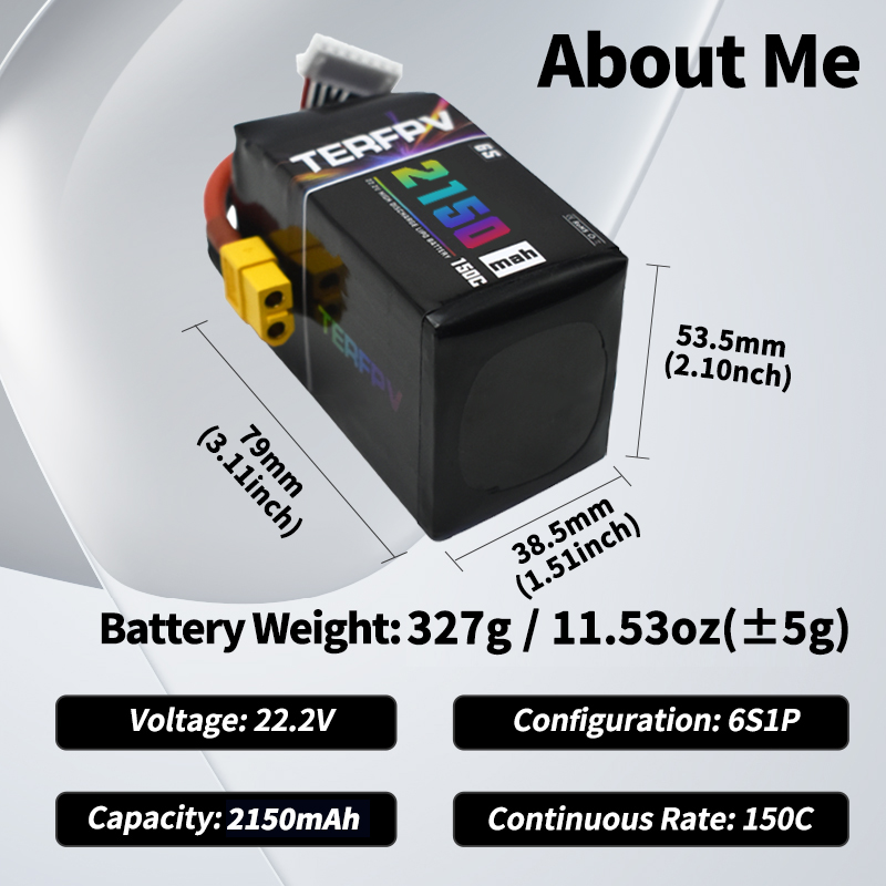 Akumulator Lipo TERFPV 6S 22.2 – Drone Battery Lipo recenzja i cena