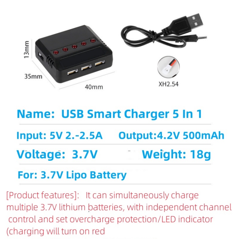 Syma X5HW X5HC X5C X5SW 3.7V 5 – Drone Battery Charger recenzja i cena