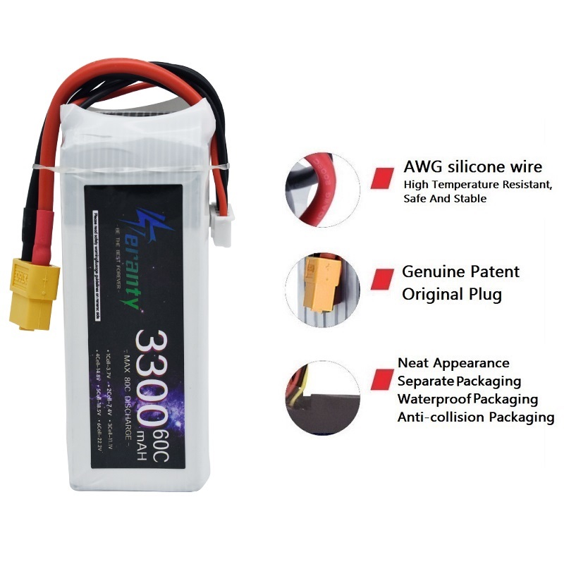 Akumulator LiPo 4S 3300mAh 60C – Drone Battery Connector recenzja i cena
