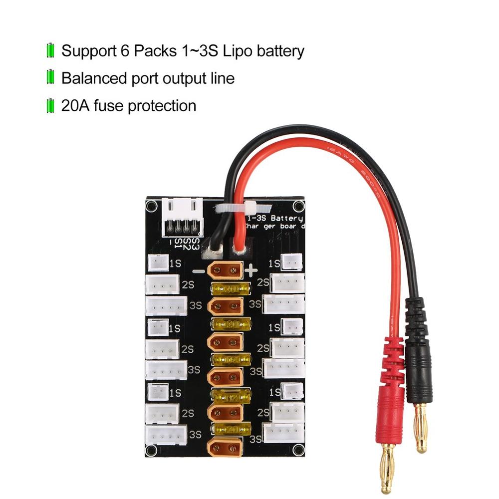 1S-3S 20A XT30 wtyczka bateria – Drone Battery Parallel Board recenzja i cena