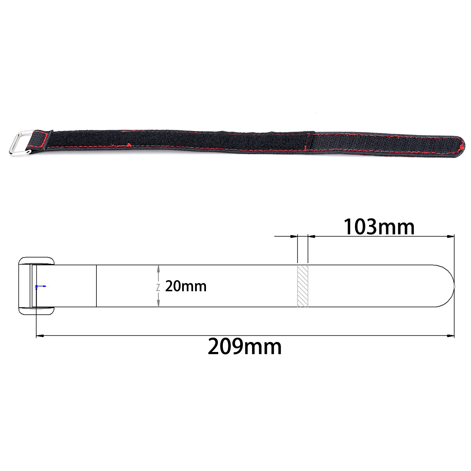 TCRC 2 SZT. 20x300MM Kevlarowe – Drone Battery Strap recenzja i cena