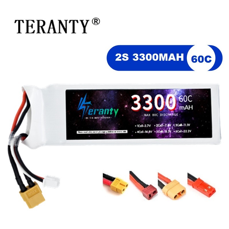 Akumulator LiPo 2S 7.4V 3300mA – Drone Battery Connector recenzja i cena
