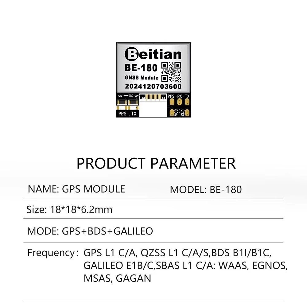 Moduł GPS Beitian BE-180 BE-22 – Drone Battery Plate recenzja i cena