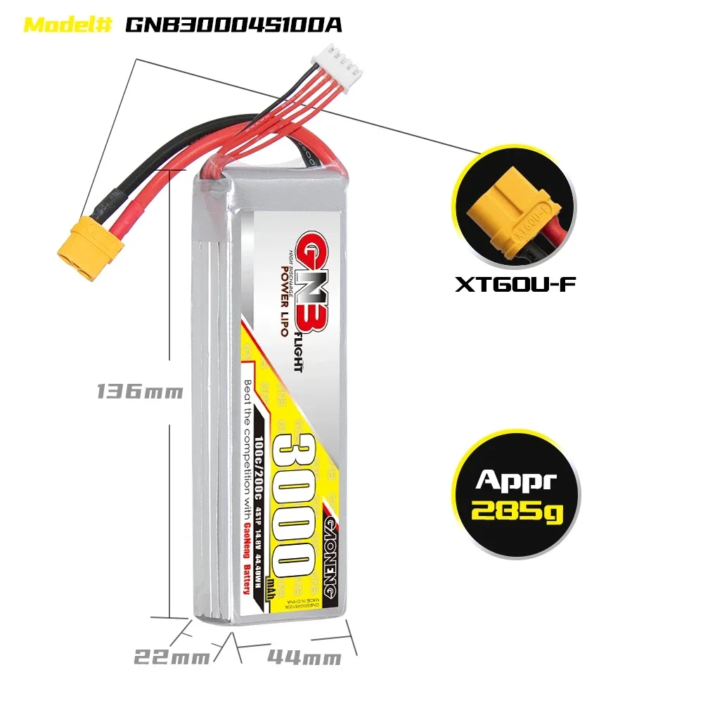 GAONENG GNB 3000mAh 4S 100C 20 – Drone Battery 4S recenzja i cena