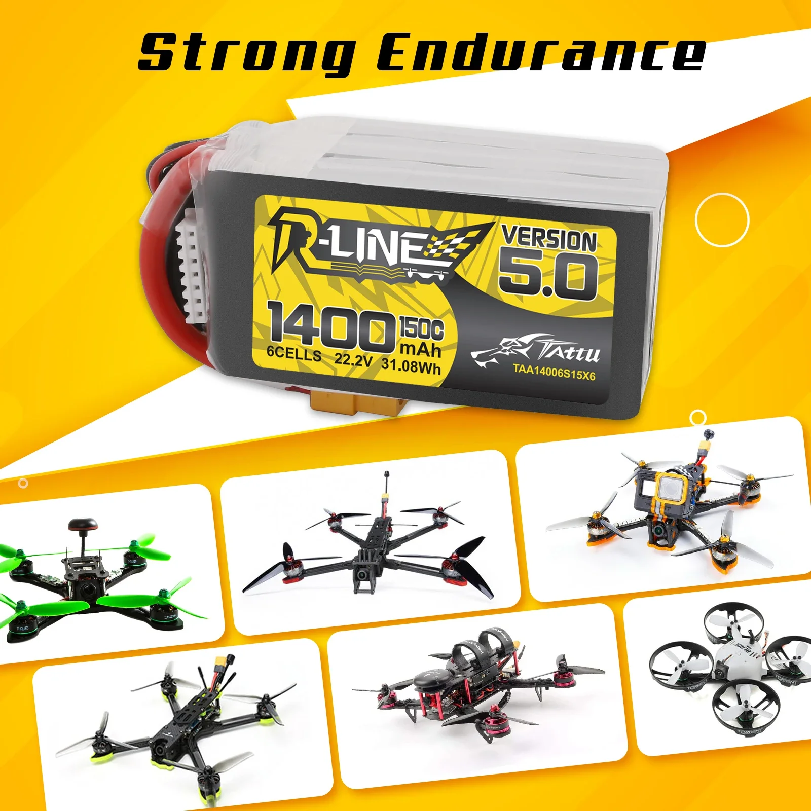 Tattu R-Line 1200mAh 1400mAh 6 – Drone Battery 6S recenzja i cena