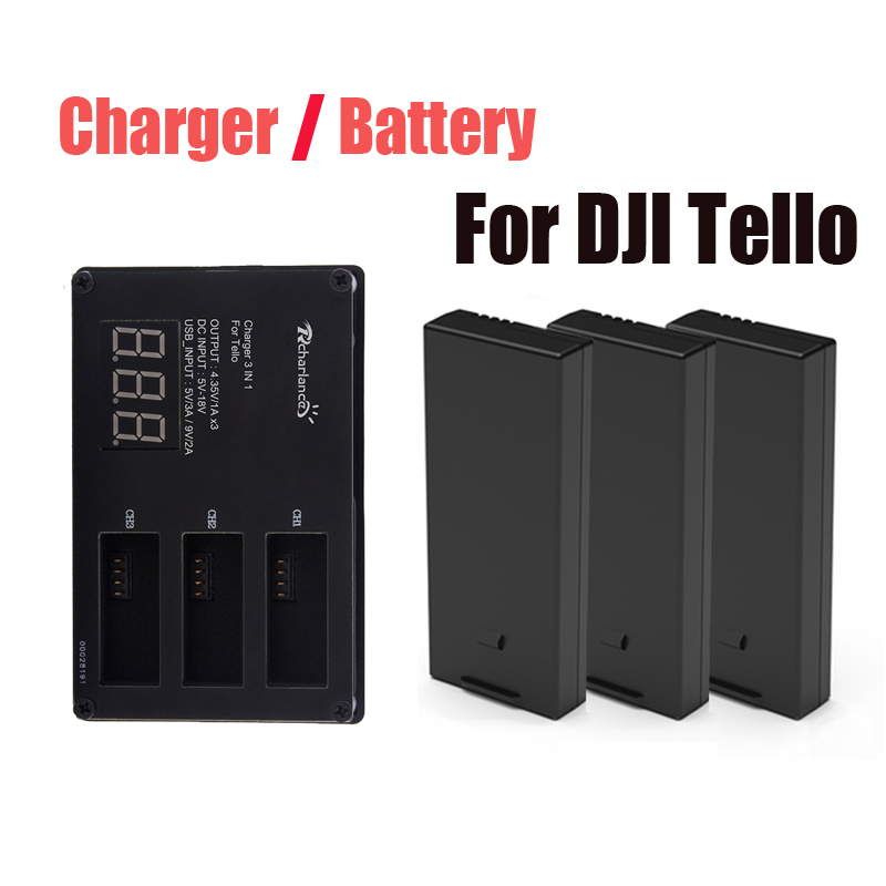 Oryginalna bateria DJI Tello / – Drone Battery Balance Charger recenzja i cena