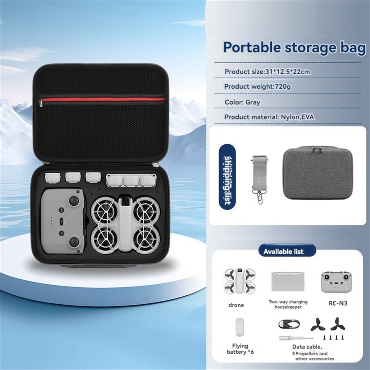 Torba transportowa A43M do dro – Drone Battery Strap recenzja i cena