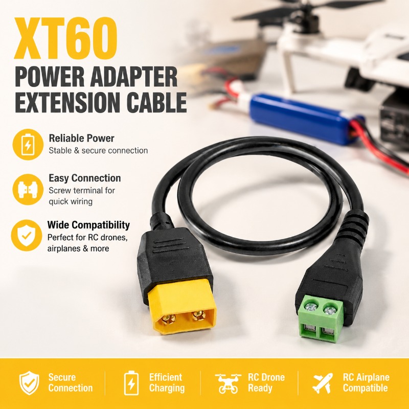 Złącze XT60 Męskie Żeńskie do  – Drone Battery Balance Charger recenzja i cena