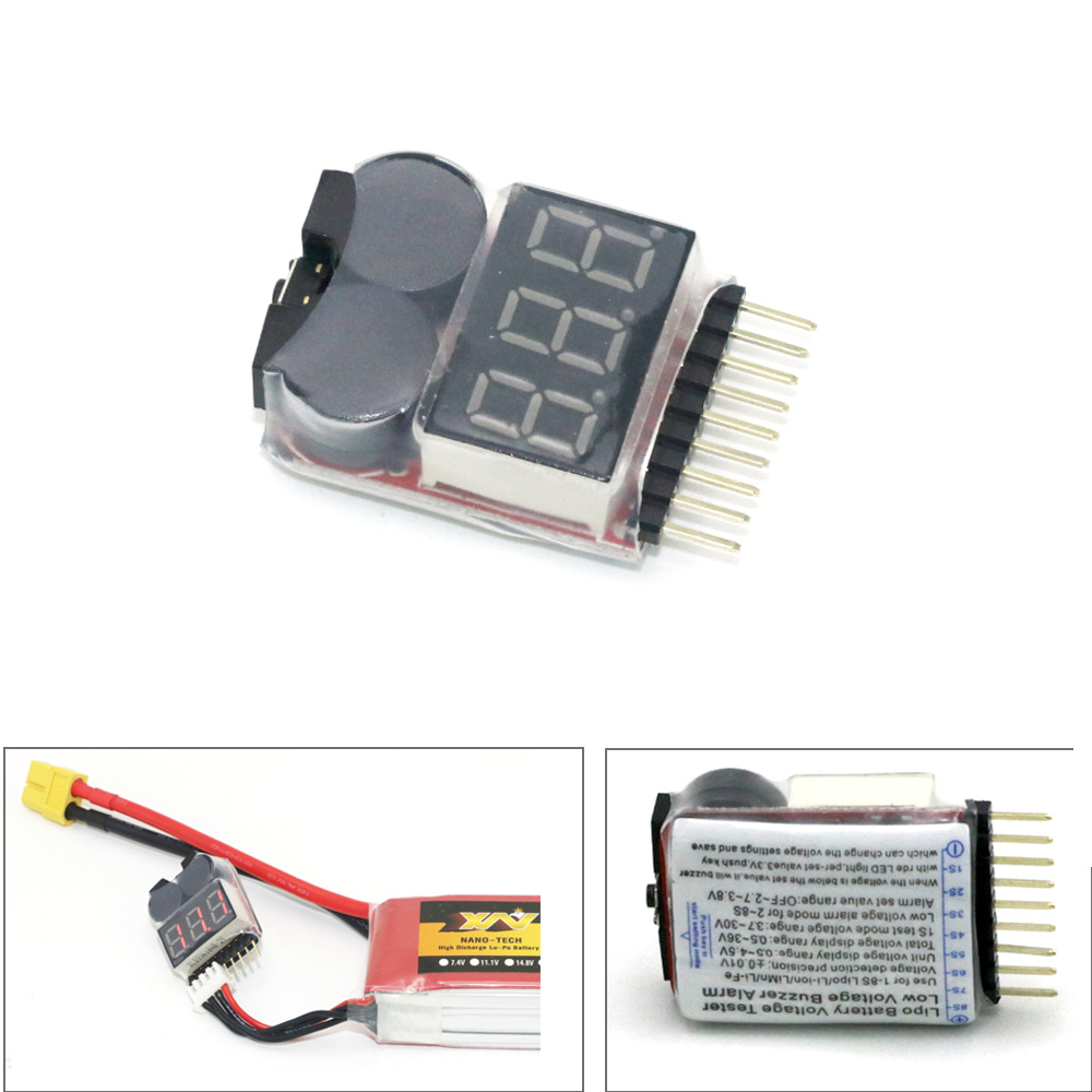 Tester napięcia akumulatora Li – Drone Battery Alarm recenzja i cena