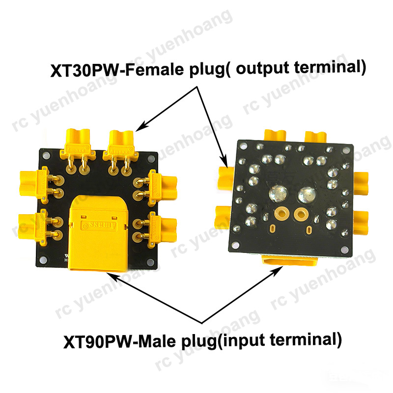 1 SZT. XT30PW-Gniazdo Żeńskie  – Drone Battery Parallel Board recenzja i cena