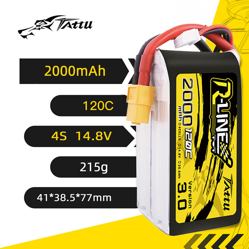 HOT TATTU R-LINE 3.0 120C 2000 – Drone Battery 4S recenzja i cena