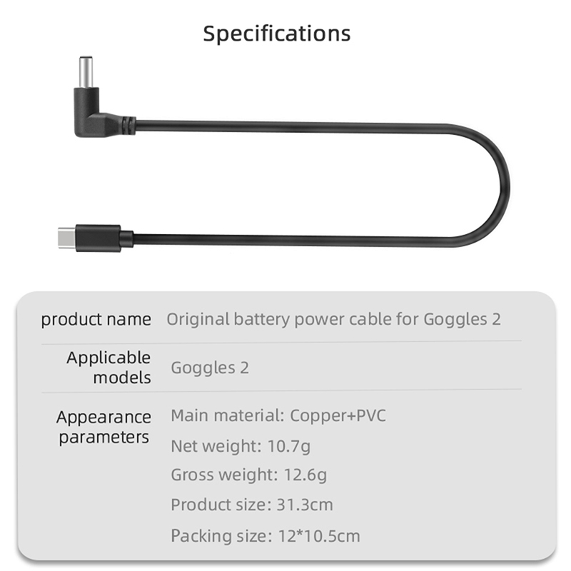 Oryginalne okulary przewód aku – Drone Battery Strap recenzja i cena