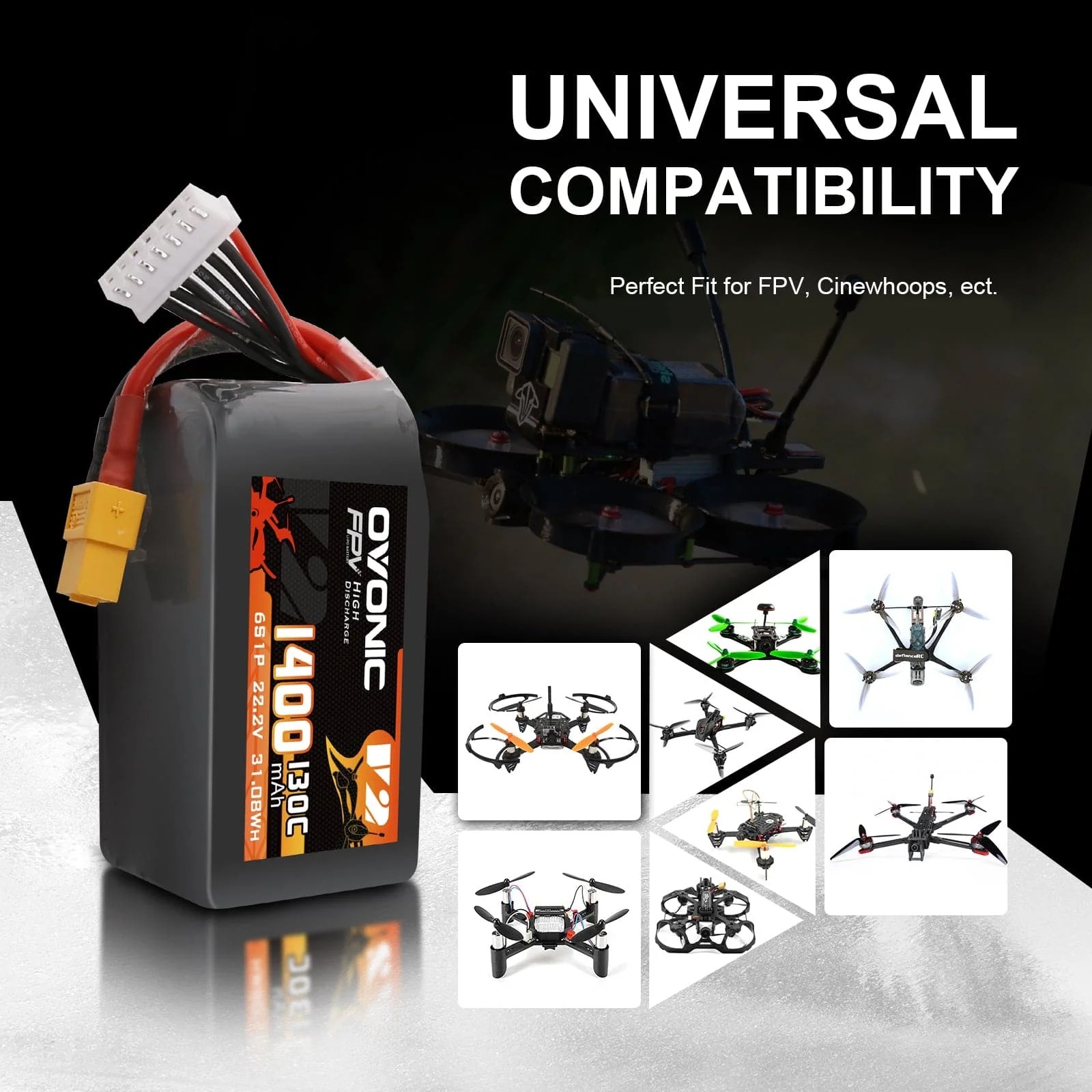 Akumulator LiPo Ovonic 6S 22.2 – Drone Battery Bag recenzja i cena