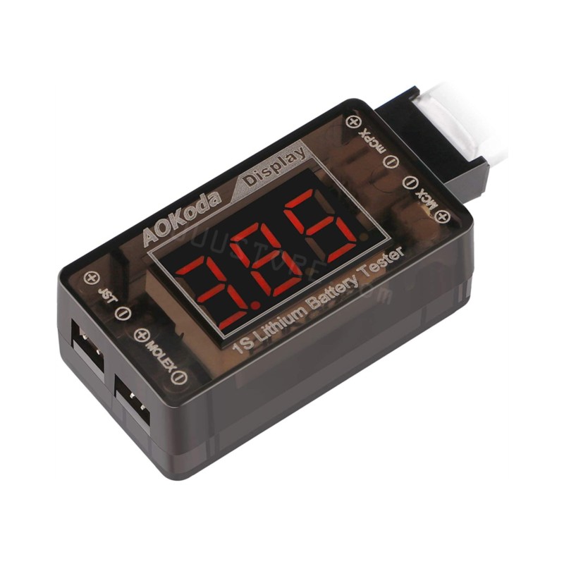 Tester napięcia akumulatora Li – Drone Battery Voltage Checker recenzja i cena